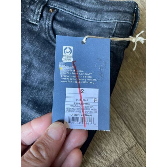 Universal Thread Sulphur Black Jeans High Rise Skinny 2/ 26 R New - Picture 6 of 10
